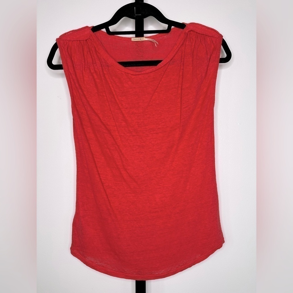 Maxstudio Women Tank Top - Rust Orange - S